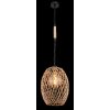 Suspension Globo HALIA Brun, Noir, 1 lumière
