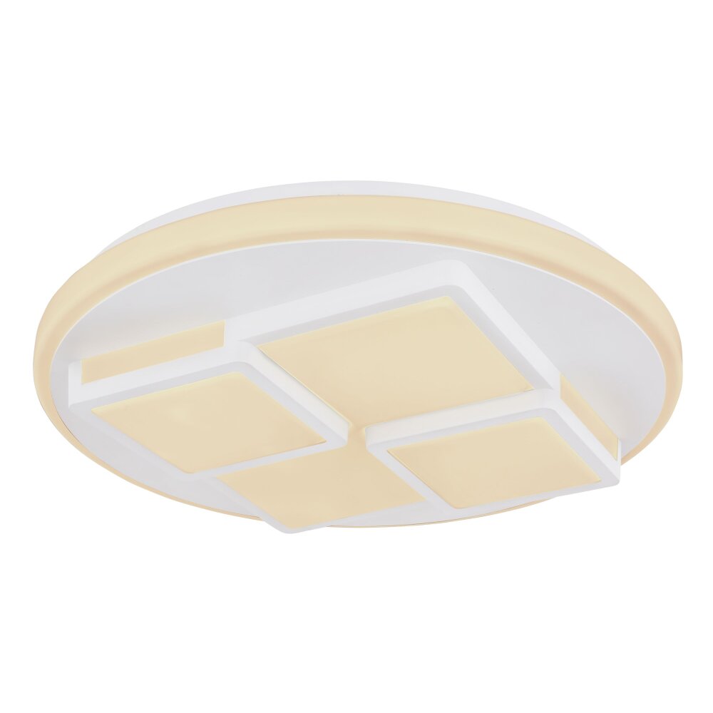Plafonnier Globo RODERICK LED Blanc, 1 lumière, Télécommandes main product photo
