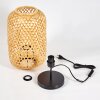 Lampe de table Quinto Noir, 1 lumière