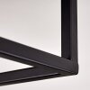 Plafonnier Salla Bois clair, Noir, 3 lumières