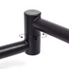 Plafonnier Sezze Bois clair, Noir, 6 lumières