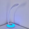 Lampe de table Paphos LED Blanc, 1 lumière, Changeur de couleurs