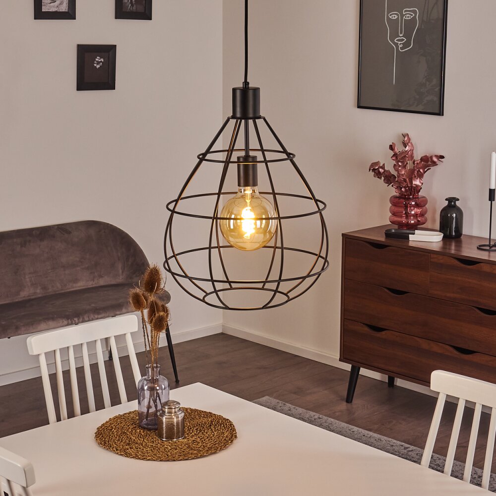 Suspension Alafe Noir, 1 lumière main product photo