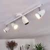 Plafonnier Idlewild LED Chrome, Blanc, 4 lumières