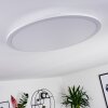Panneau LED Sani Blanc, 1 lumière, Télécommandes