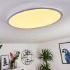 Panneau LED Sani Blanc, 1 lumière, Télécommandes
