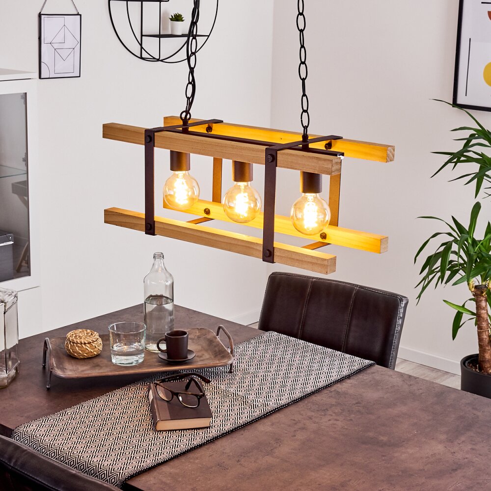 Suspension Maladera Rouille, 3 lumières main product photo