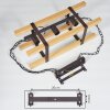 Suspension Maladera Rouille, 3 lumières