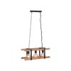 Suspension Leuchten Direkt EDITH Bois clair, 3 lumières
