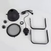 Lampe de table Oghu Noir, 1 lumière