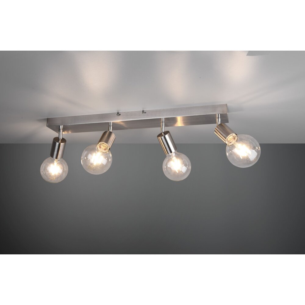 Spot Reality Vannes Nickel mat, 4 lumières main product photo