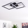 Plafonnier Thara LED Noir, 1 lumière