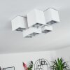 Plafonnier Karaka Blanc, 6 lumières