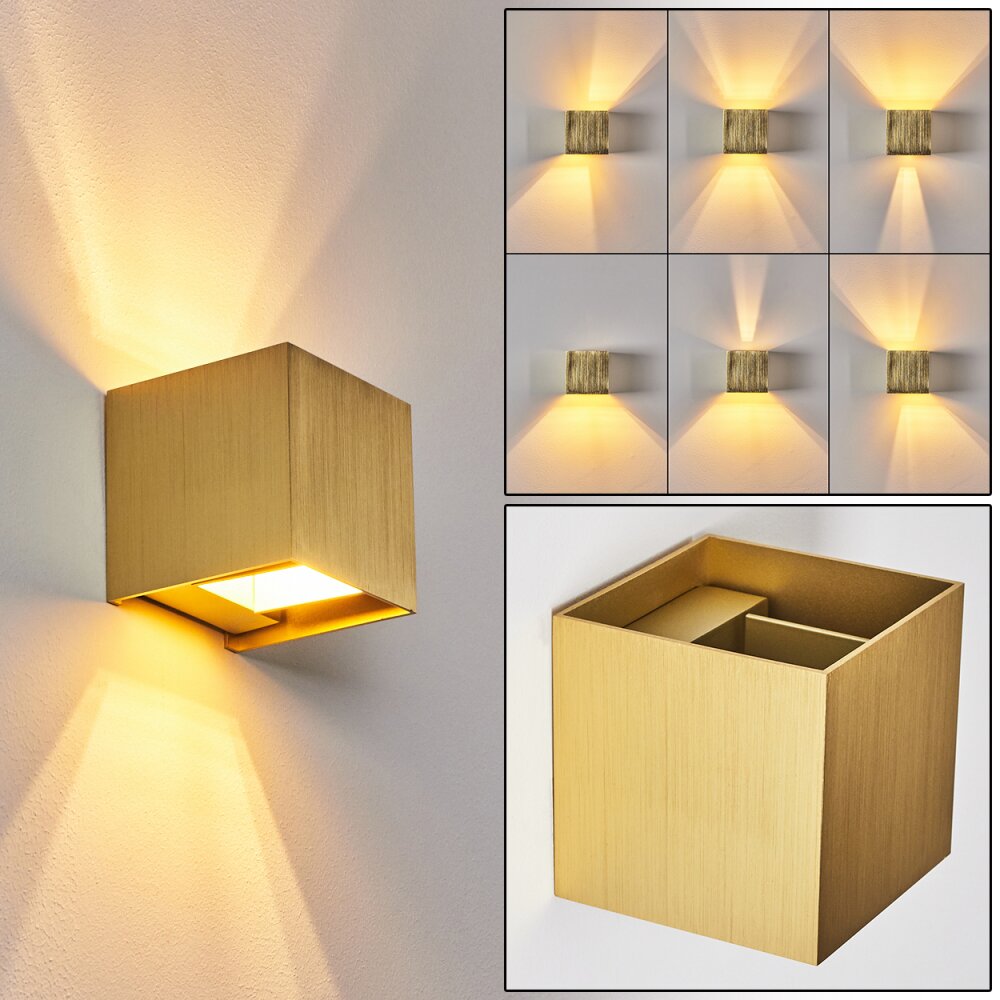 Applique murale Badajoz LED Or, Laiton, 1 lumière main product photo