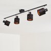 Plafonnier Liared Noir, 4 lumières
