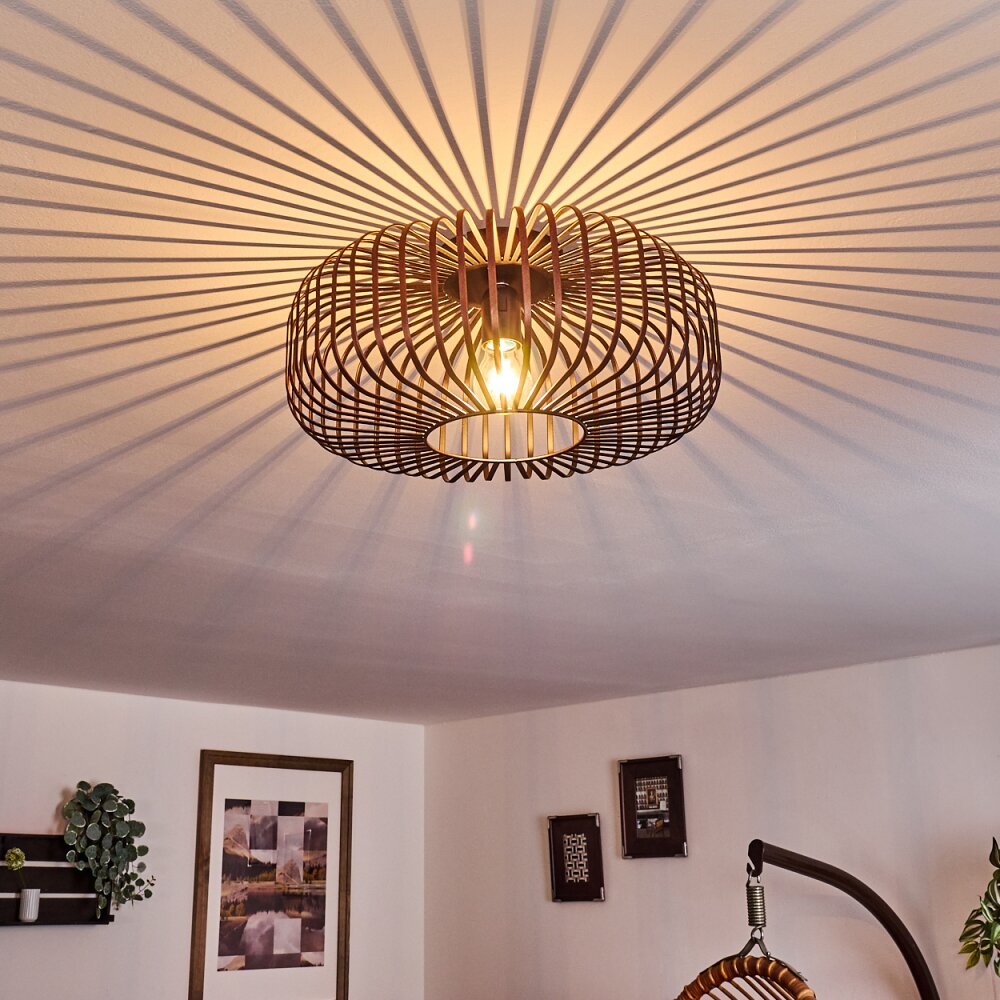 Plafonnier Wemude Cuivre, Noir, 1 lumière main product photo
