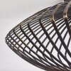 Plafonnier Wemude Noir doré, 1 lumière