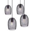 Suspension Globo DOPS Noir, 6 lumières