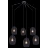 Suspension Globo DOPS Noir, 6 lumières
