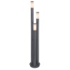 Borne lumineuse Globo BOSTON Anthracite, 3 lumières