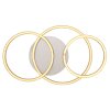 Plafonnier Globo KENDY LED Nickel mat, 1 lumière