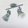 Plafonnier Susu Gris, 2 lumières