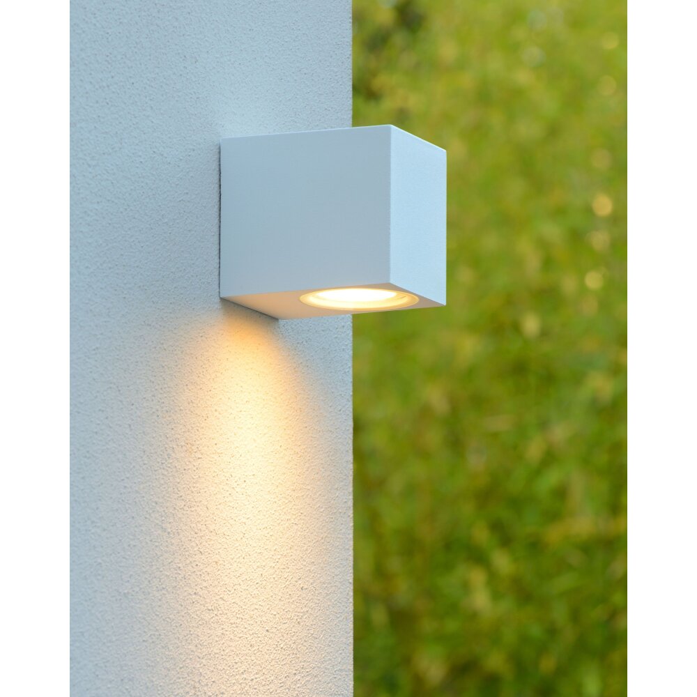 Applique murale d'extérieur Lucide ZARO Blanc, 1 lumière main product photo
