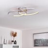 Plafonnier Guinea LED Titane, 2 lumières
