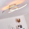 Plafonnier Guinea LED Titane, 2 lumières