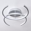 Plafonnier Guinea LED Titane, 2 lumières