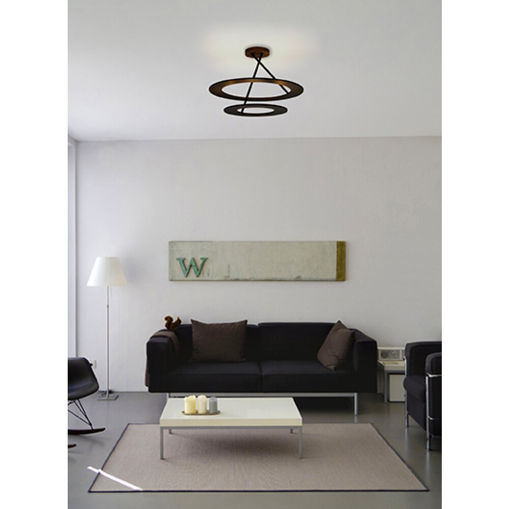 Plafonnier Bopp-Leuchten STELLA LED Noir, 9 lumières main product photo