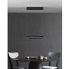 Suspension Bopp-Leuchten FLOAT LED Noir, 2 lumières