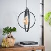 Suspension Mirandola  Gris, 1 lumière