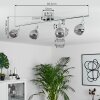 Plafonnier Stranderod Chrome, 4 lumières