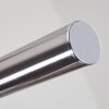 Suspension Warga LED Nickel mat, 4 lumières