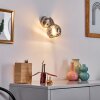 Applique murale Warga LED Nickel mat, 1 lumière