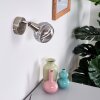 Applique murale Warga LED Nickel mat, 1 lumière