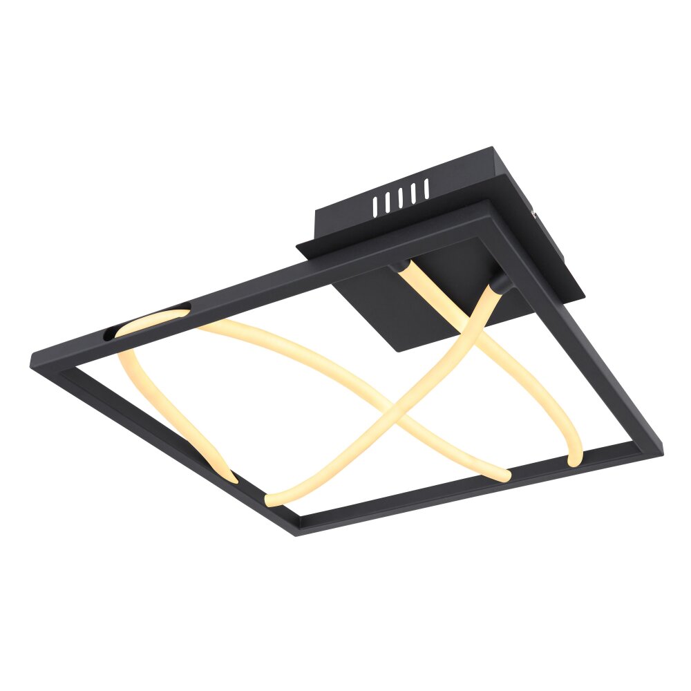 Plafonnier Globo KAIA LED Noir, 1 lumière main product photo