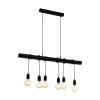Suspension Eglo TOWNSHEND Noir, 6 lumières