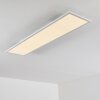 Plafonnier Salmi LED Blanc, 1 lumière