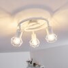 Plafonnier Baripada Blanc, 3 lumières