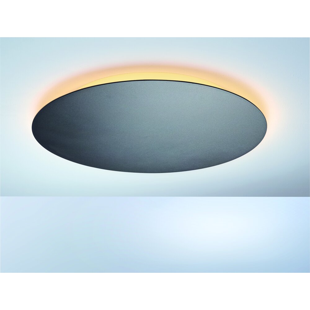 Plafonnier Escale BLADE LED Anthracite, 1 lumière main product photo
