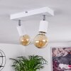 Plafonnier Tulla Blanc, 2 lumières