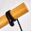 Suspension Taheramo Bois clair, Noir, 3 lumières Suspension Taheramo Bois clair, Noir, 3 lumières