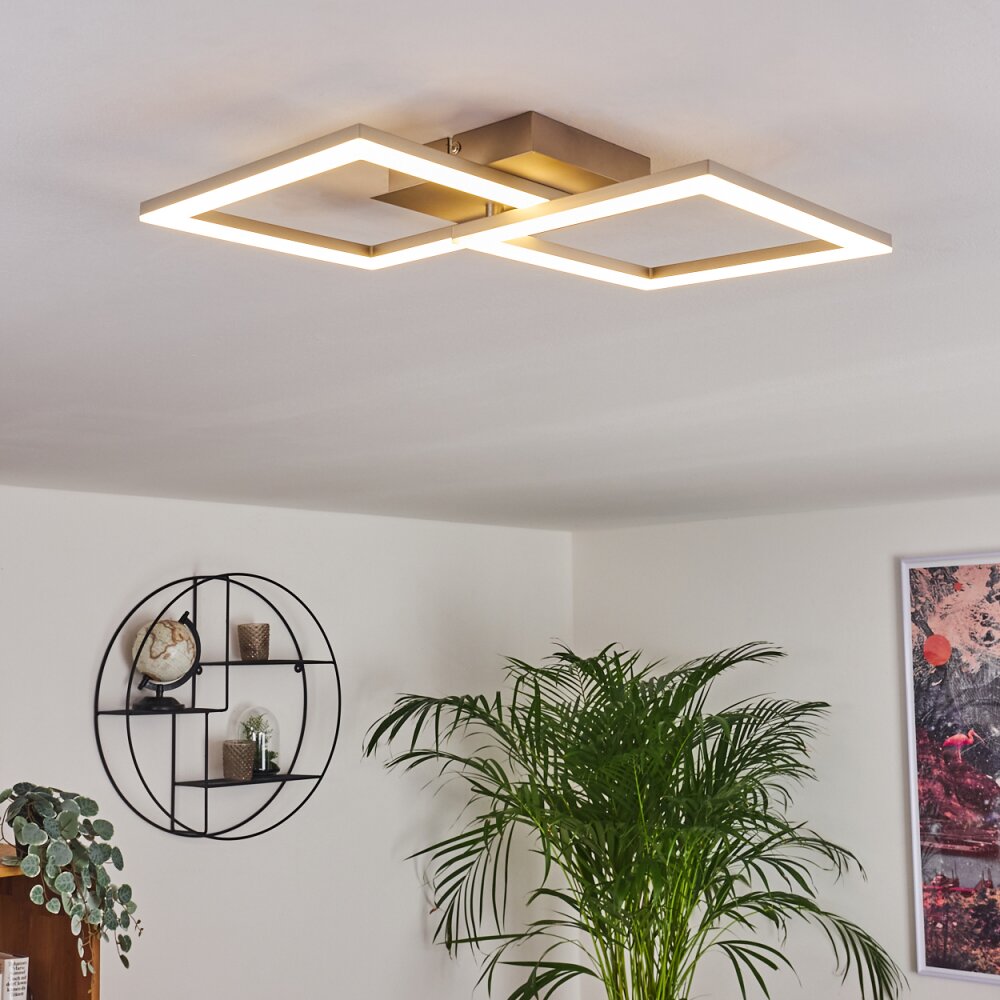 Plafonnier Batuna LED Nickel mat, 1 lumière main product photo