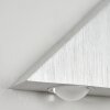Applique murale Tapurai LED Argenté, 1 lumière