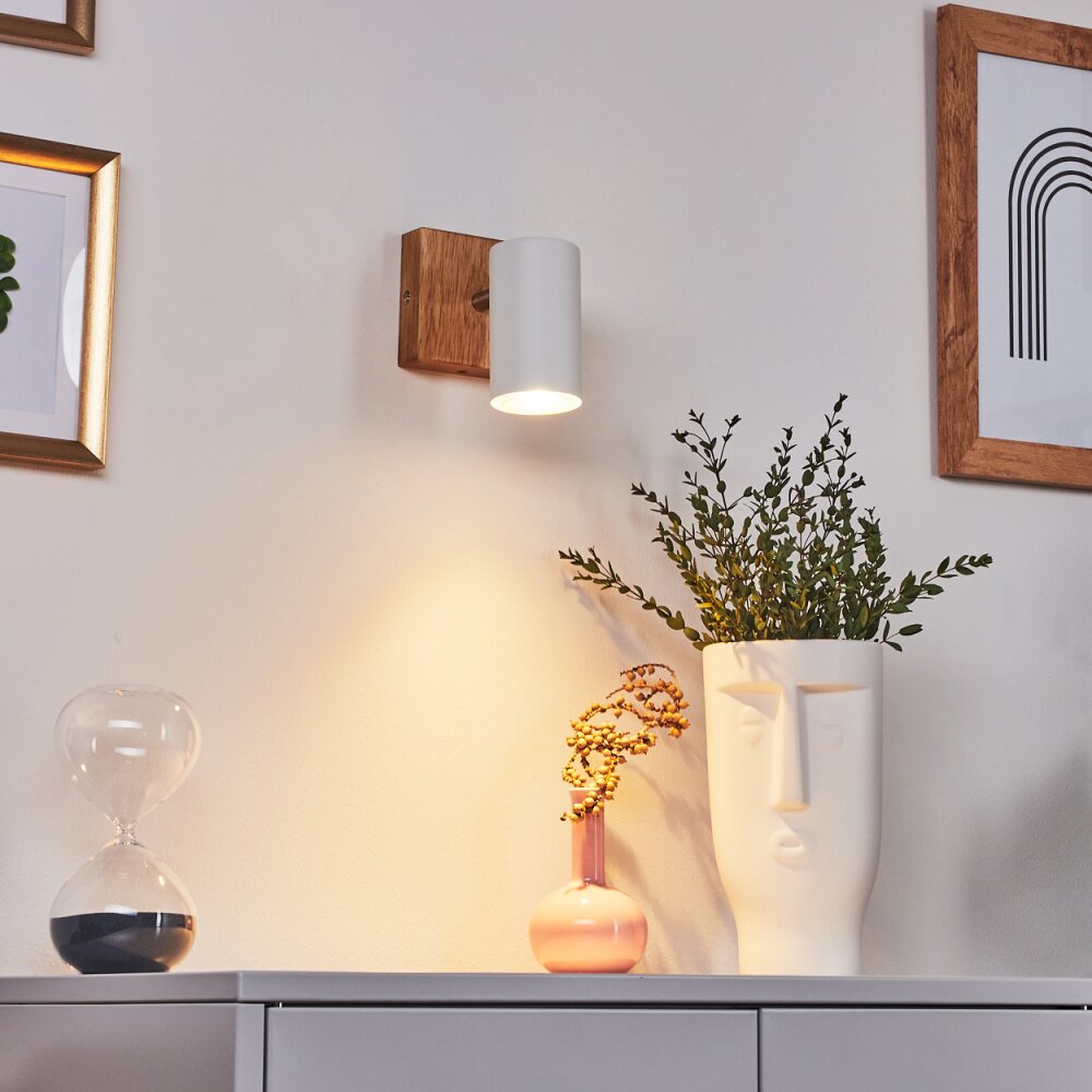 Plafonnier Zuoz Bois clair, 1 lumière main product photo