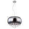 Suspension Globo KALLA Chrome, 5 lumières