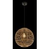 Suspension Globo HILDEGARD Noir, 1 lumière