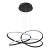 Suspension Globo PANDA LED Noir, 1 lumière
